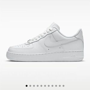 Nike All-White Air Force 1 Sneakers